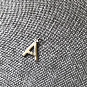 Melanie Auld Sterling Silver Adorned “A” Charm